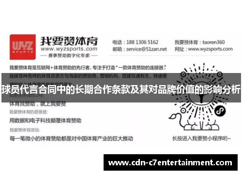 球员代言合同中的长期合作条款及其对品牌价值的影响分析